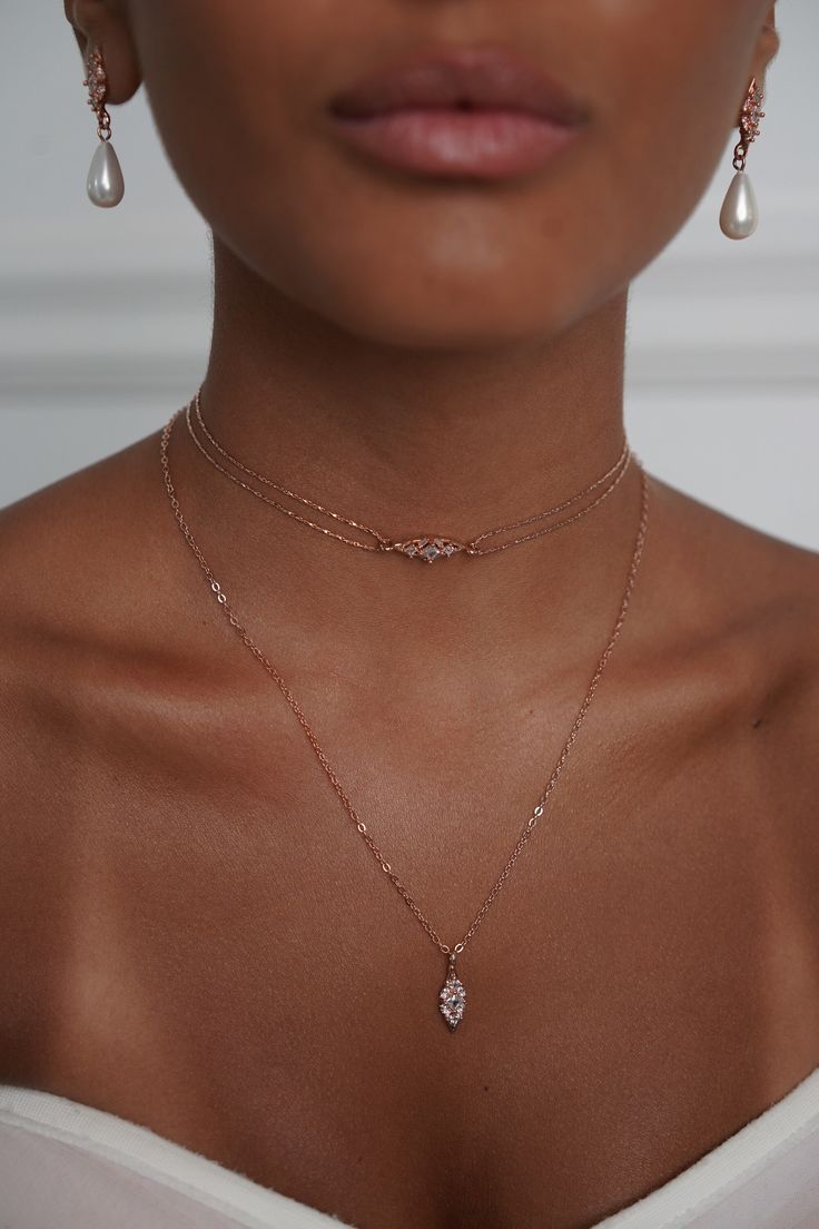 Aurora Diamond Choker Necklace