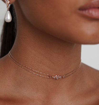 Aurora Diamond Choker Necklace